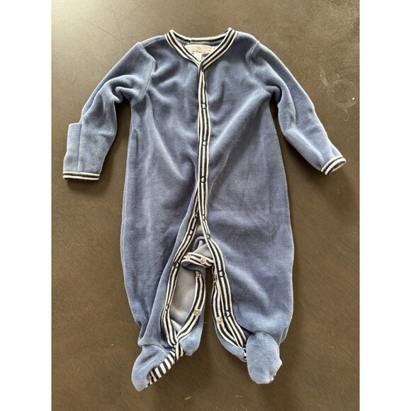 Starting Out Baby Boy Jumpsuit warm with feet Cotton Preppy size NB gift bundle - Picture 3 of 14